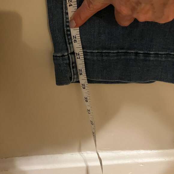 Light Wash Wide Leg Anthropologie Colette Pant in 33T - Picture 3 of 3